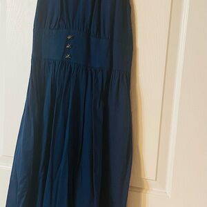 Disney Dress Shop Her Universe MarvelNavy Maxi Dress with Star Buttons